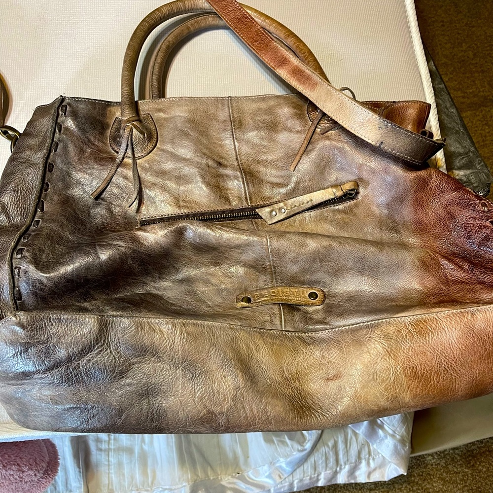 Bed Stu Rockaway. Only carried 2 days. Extra large bag. Beautiful soft leather